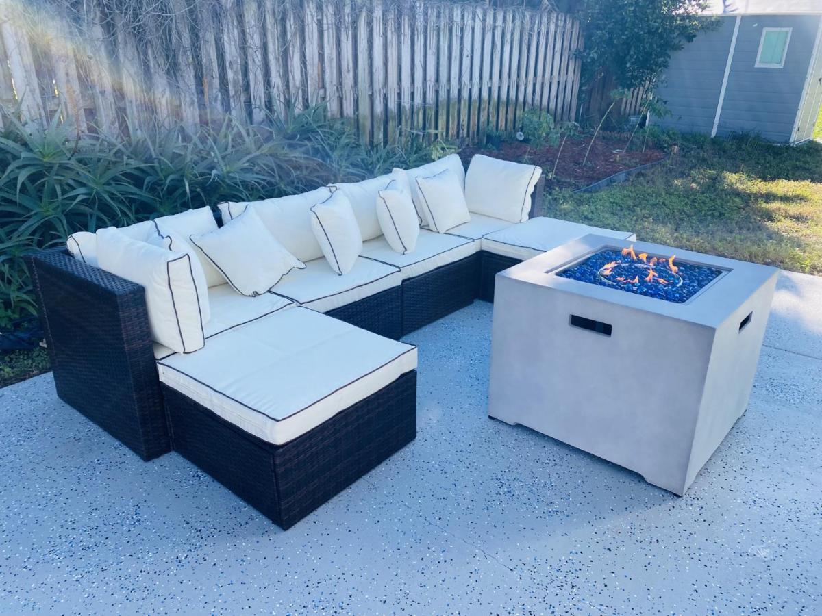 3 Bed 2 Ba Wifi Kitchen Walk To Beach Firepit Дейтона Бийч Екстериор снимка